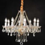 голям кристален полилей за всекидневна Gladiolo/Aca lighting
