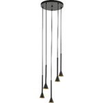led полилей черен CORTADERAS