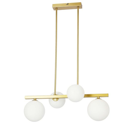 полилей златист с бели топки Kama/Candellux