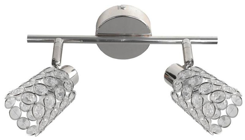 спот кристален с две крушки за спалня York/Candellux
