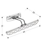 лампа за баня огледало лед картина Move/Candellux