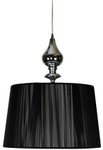 Полилей за спалня  черен коприна Gillenia/Candellux