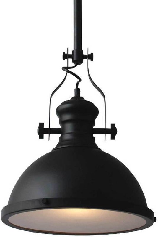 черен полилей индустриален за кухня Cronus/Aca lighting