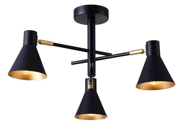 полилей с 3 крушки индустриален стил Less/Candellux