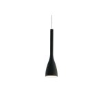 полилей черно стъкло   FLUT SP1 SMALL nero