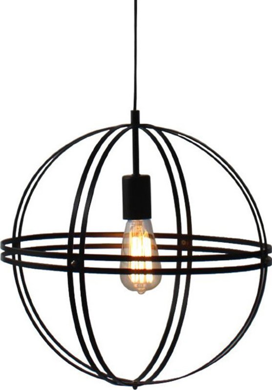 полилей черен модерен Sirena/Aca lighting
