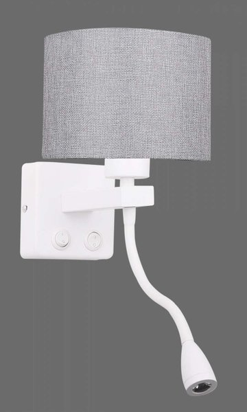 бял аплик с ключ за спалня Polo/Candellux