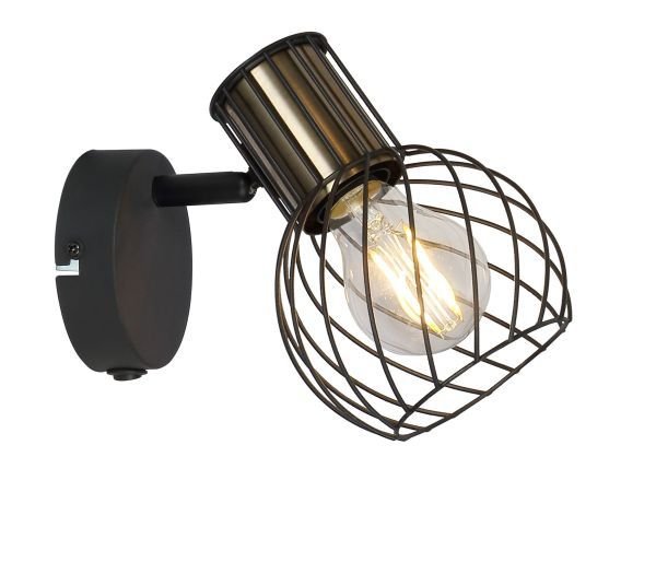 спот в индустриален стил за спалня Argusto/Globo