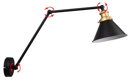 аплик дълго подвижно рамо Fundo/Candellux