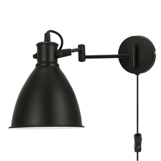 черен аплик с разтягащо рамо Espera/Candellux