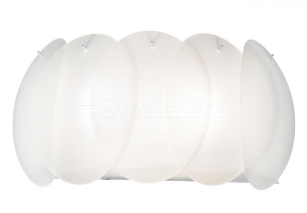 аплик от стъкло за хол OVALINO AP2 bianco