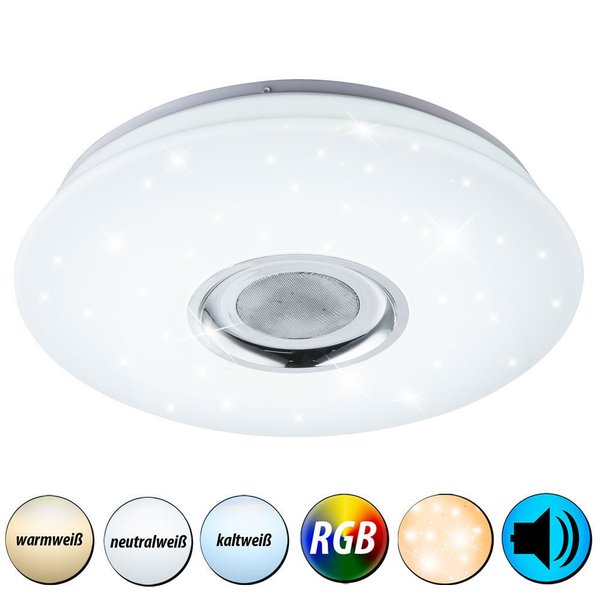 LED плафониера с музика Nicole
