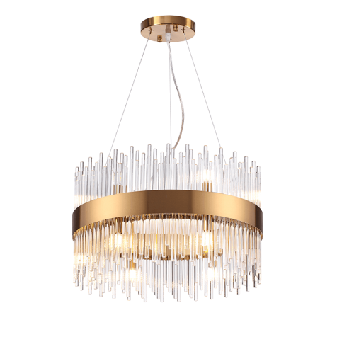 полилей за всекидневна злато кристал Empire/Aca lighting