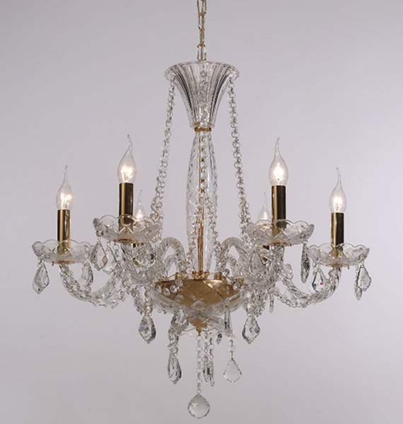 полилей кристал античен спалня Lilium/Aca lighting