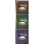 лед плафониера с RGB за хол,трапезария,спалня Shirin/Rabalux